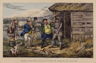 Illustrasjon for Jorrocks Jaunts and Jollities (farge litho) av Henry Thomas (after) Alken