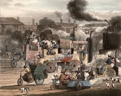 En utsikt over Whitechapel Road, fra 