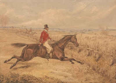 Lader et oksegjerde av Henry Thomas Alken