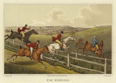 Revejakt (chromolitho) av Henry Thomas Alken