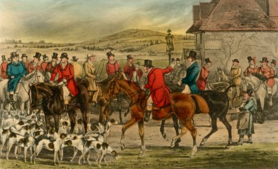 Mr. Jorrocks introduserer Yorkshireman til Surrey, 1838 av Henry Thomas Alken