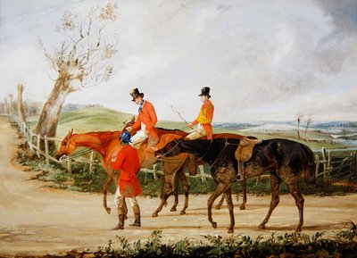 Returning Home (olje på lerret) av Henry Thomas Alken