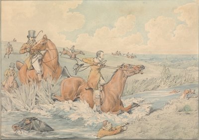 «Noen gjør det, og noen gjør det ikke: Det er bare en forestilling»: Å ta et stup av Henry Thomas Alken