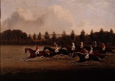 Starten på Doncaster St. Leger av Henry Thomas Alken