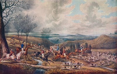 The Chase of the Roebuck, 1834 av Henry Thomas Alken
