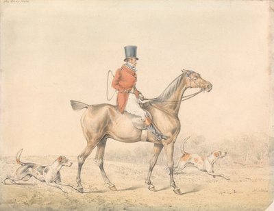 «Jakthesten til hundeflokken» av Henry Thomas Alken