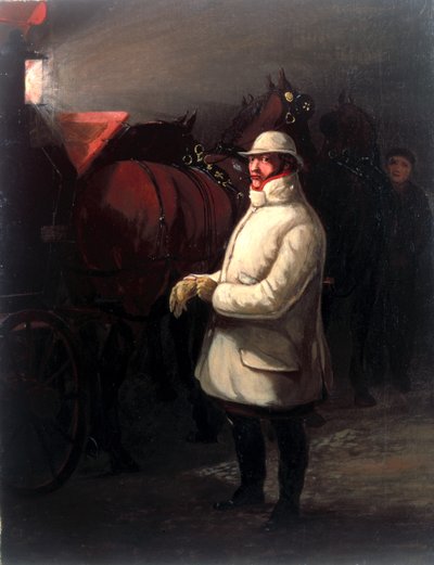 The Driver of the Mail, 1832 av Henry Thomas Alken