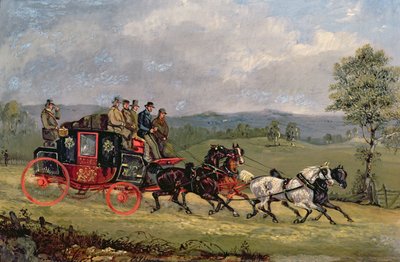 The Hull Mail på den åpne veien, av Henry Thomas Alken