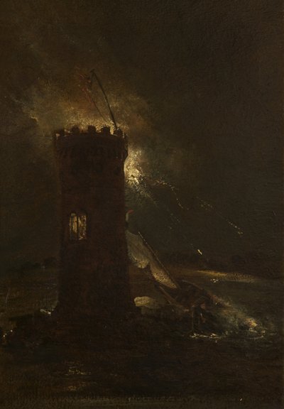 Taffeltårnet om natten av Henry Thomson