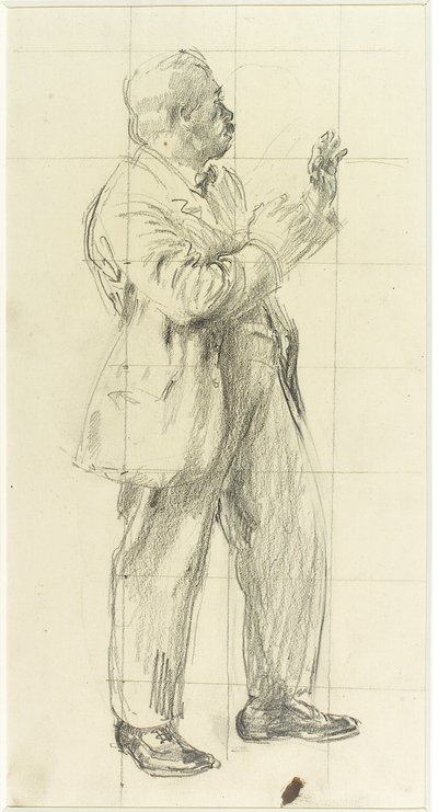 Portrett av en mann av Henry Tonks
