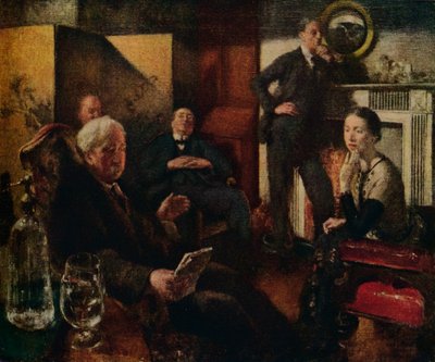 Lørdag kveld i Vale, 1928-9 av Henry Tonks