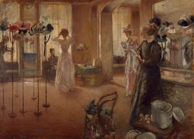 Hattebutikken, 1892. av Henry Tonks