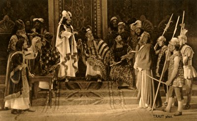 Jesus foran Sanhedrinet, 1922. av Henry Traut