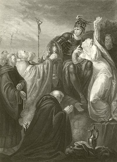 St Augustine før Ethelbert av Henry Tresham