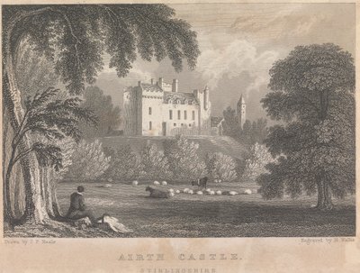Airth Castle, Stirlingshire; side 4 (bind én) av Henry Wallis