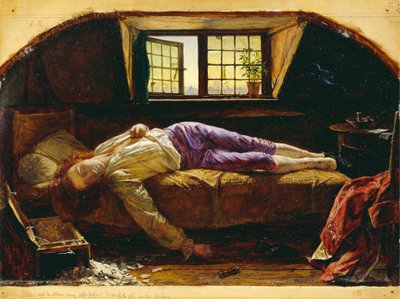 Chattertons død av Henry Wallis