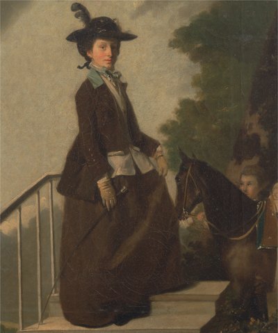 Elizabeth Bridgman, søster til kunstneren av Henry Walton
