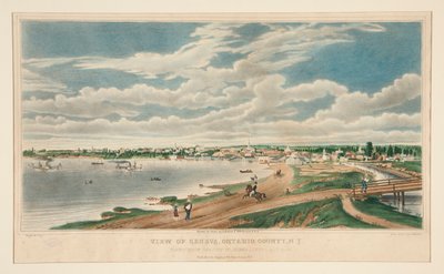 Utsikt over Genève, Ontario County, N.Y. av Henry Walton