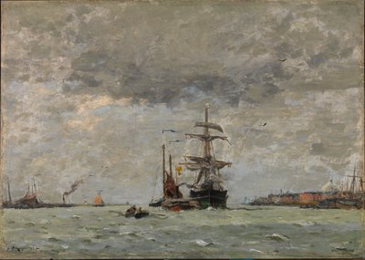 Inngang til havnen, 1890. av Henry Ward Ranger