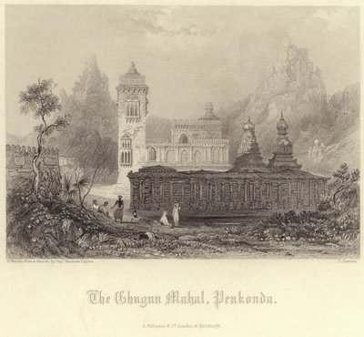 Chugun Mahal i Penukonda av Henry Warren