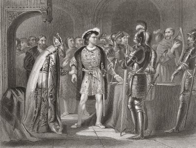 Lord Thomas Fitzgerald som ga avkall på sin troskap til Henry VIII i 1534, fra 