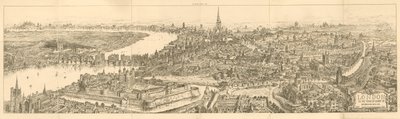 En utsikt over London på kong Henry VIIIs tid av Henry William Brewer