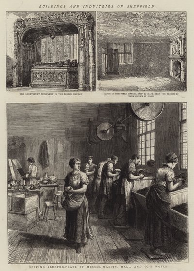 Bygninger og industrier i Sheffield av Henry William Brewer