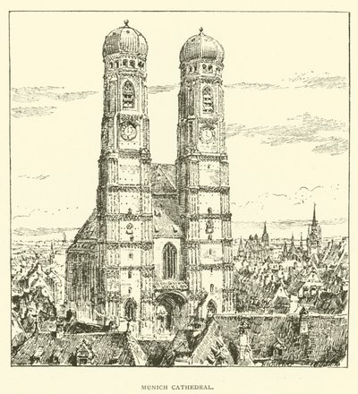 München-katedralen (gravering) av Henry William Brewer