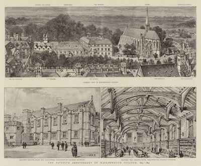 Femtiårsjubileet for Marlborough College, 1843-1893 av Henry William Brewer