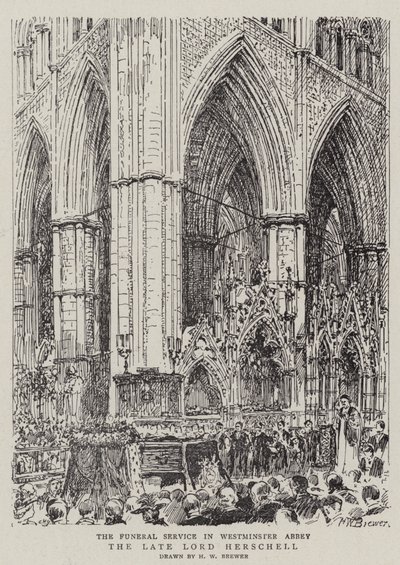 Den avdøde Lord Herschell av Henry William Brewer