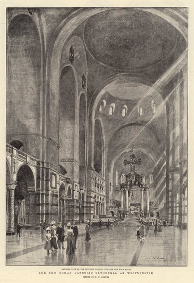 Den nye romersk-katolske katedralen i Westminster av Henry William Brewer