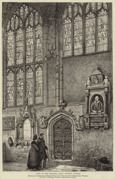 Utsikt i kanselet, Holy Trinity Church av Henry William Brewer