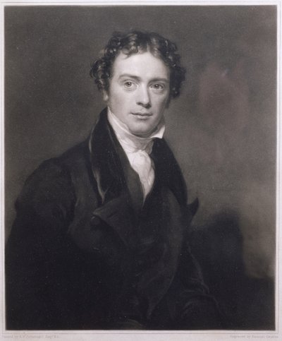 Portrett av Michael Faraday (1791-1867) gravert av Samuel Cousins (1801-87) 1830 av Henry William Pickersgill