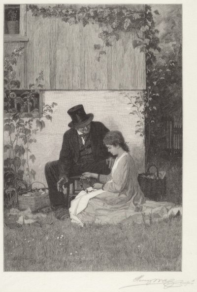 En New England Peddler av Henry Wolf