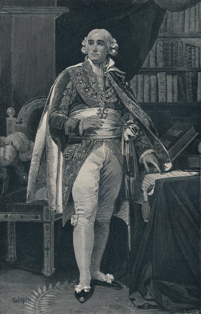 Jean-Jacques-Régis De Cambacérès - hertug av Parma, c1800, 1896 av Henry Wolf