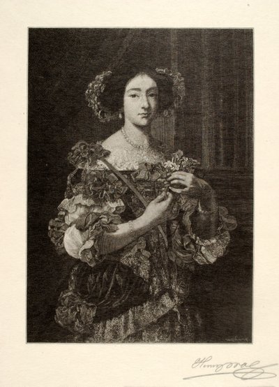 Portrett av en dame av Henry Wolf