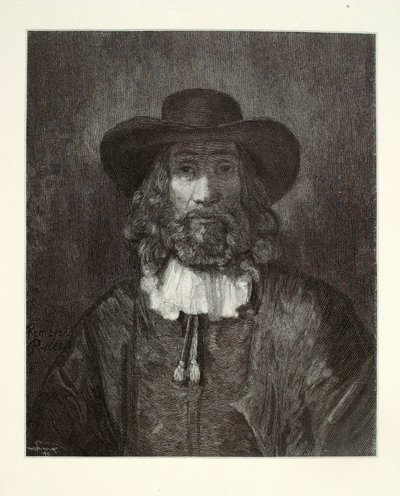 Portrett av en mann av Henry Wolf