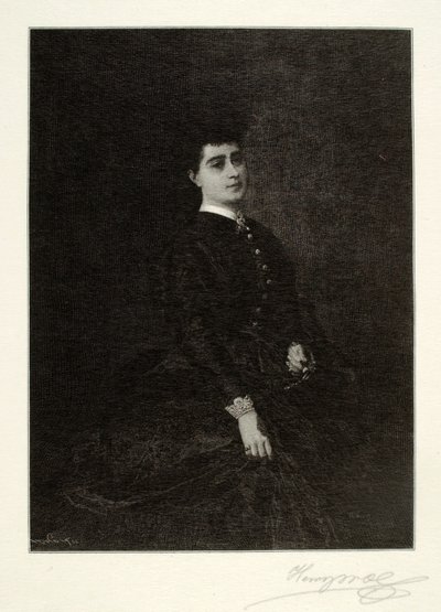 Portrett av en spansk dame av Henry Wolf