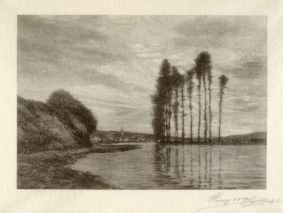 Utsikt over Seinen (vindenes harpe) av Henry Wolf