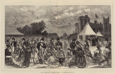 Hennes Majestets hagefest på Windsor Castle av Henry Woods