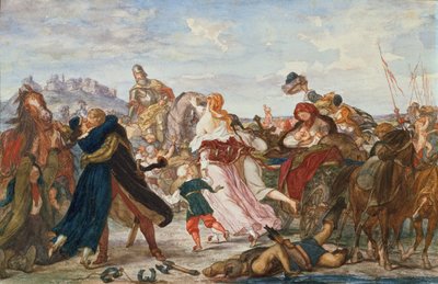 Hetman Koniecpolski frigjør fanger fra tartarene i 1624, 1875-76 av Henryk Hipolit Rodakowski