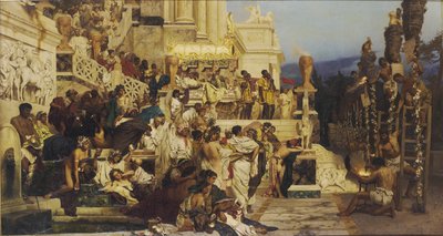 Kristendommens ledende lys. Neros fakler, 1882 av Henryk Siemiradzki