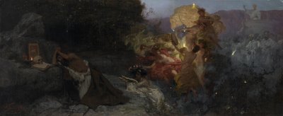 Fristelsen til Saint Hieronymus av Henryk Siemiradzki