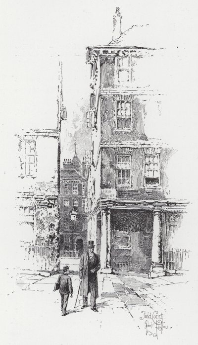 Field Court (gravering) av Herbert (after) Railton