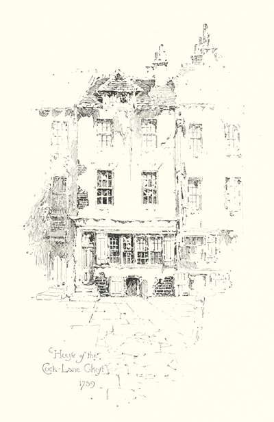 House of the Cock Lane Ghost av Herbert (after) Railton