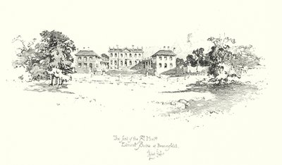 Setet til Edmund Burke, Beaconsfield (litho) av Herbert (after) Railton