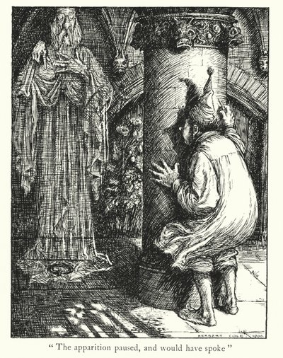 Ingoldsby-legender: Spøkelset (lito) av Herbert Cole