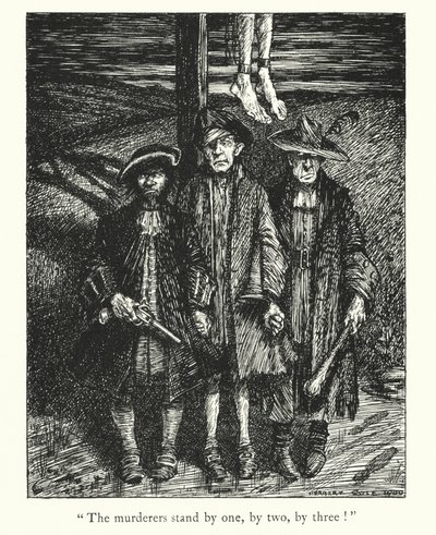 Ingoldsby Legends: Ærens hånd (lito) av Herbert Cole