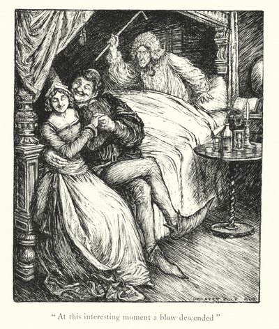 Ingoldsby-legender: Fruen Rohesia (lito) av Herbert Cole