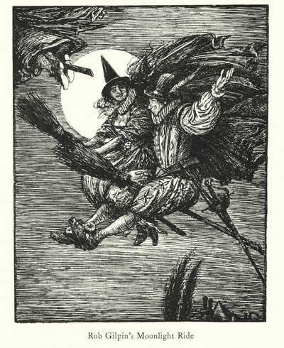 Ingoldsby-legender: Heksenes boltre seg (lito) av Herbert Cole